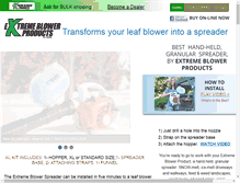 Tablet Screenshot of extremeblowerproducts.com